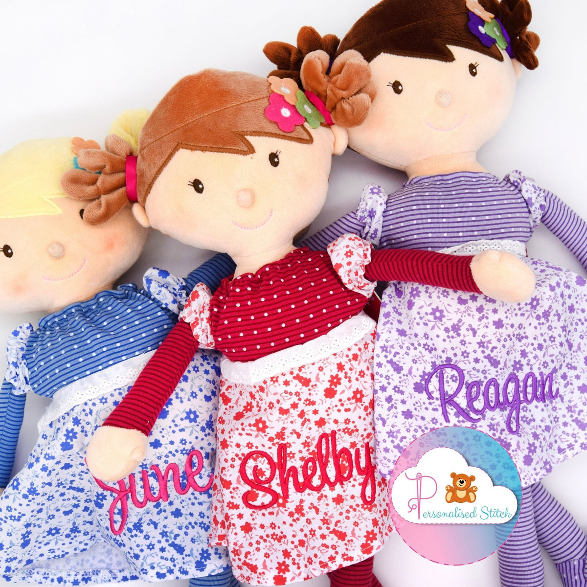 Rag Dolls – Personalised stitch