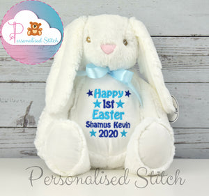 personalised bunny teddy
