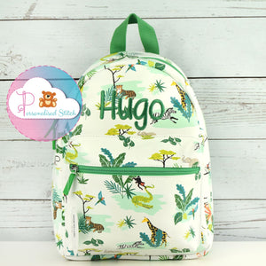 Kid's Personalised Backpack Safari