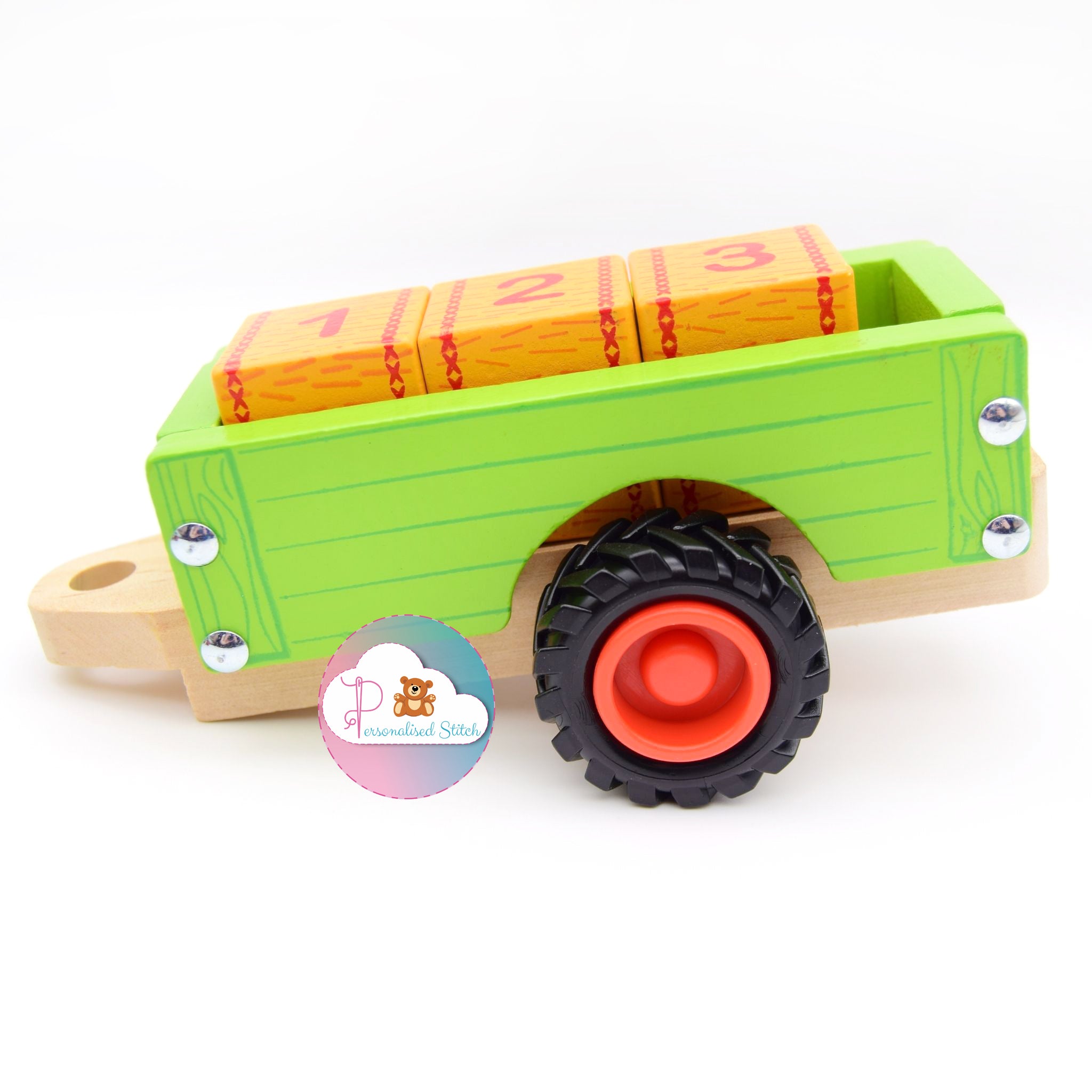 personalised wooden toy tractor lover toy