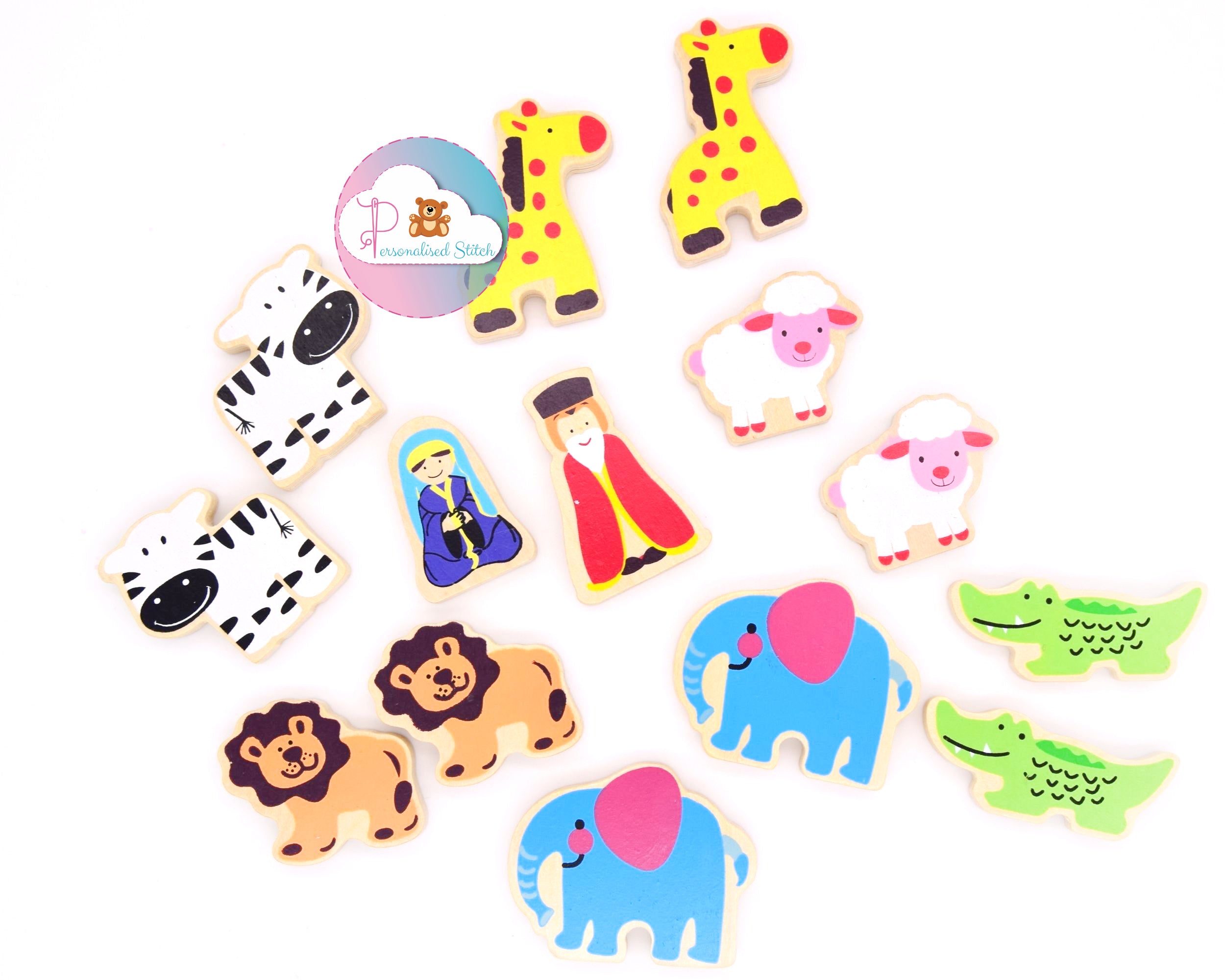 personalised wooden toy animals