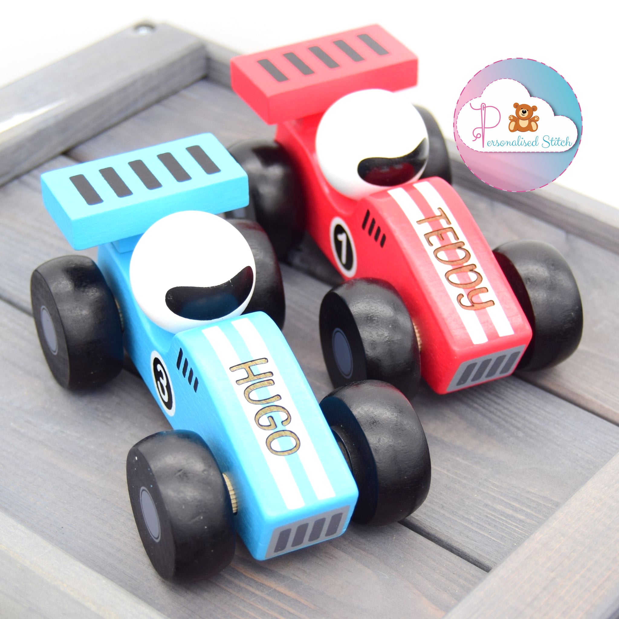 personalised wooden car