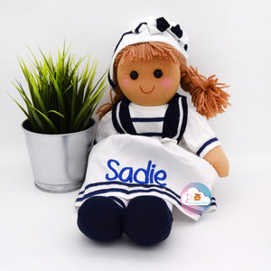 personalised rag doll sailor