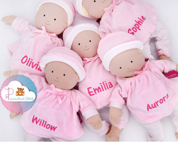 Personalised Rag Doll Baby Girl Bonikka – Personalised stitch