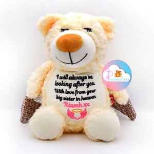 personalised remembrance soft toy 
