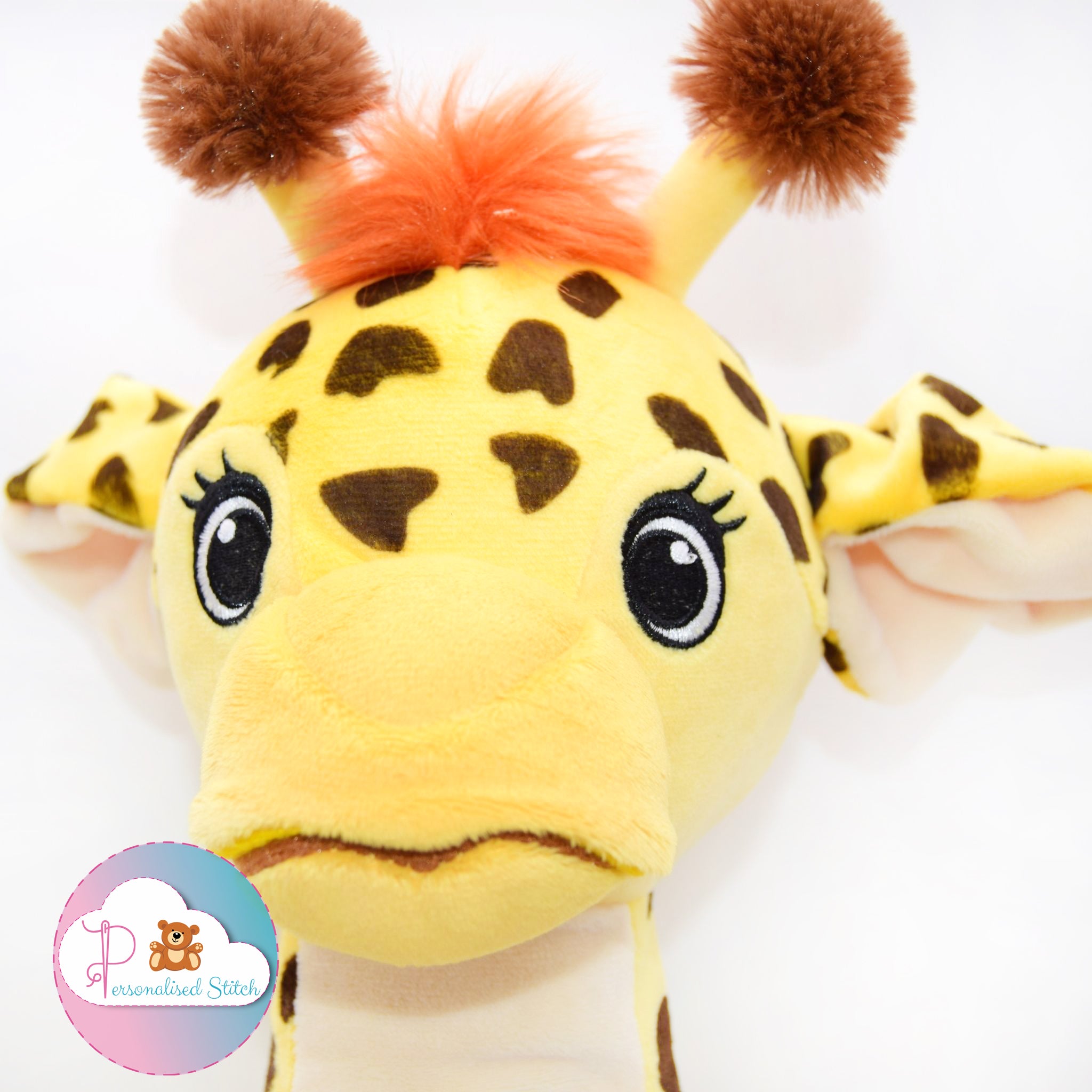 personalised giraffe soft toy