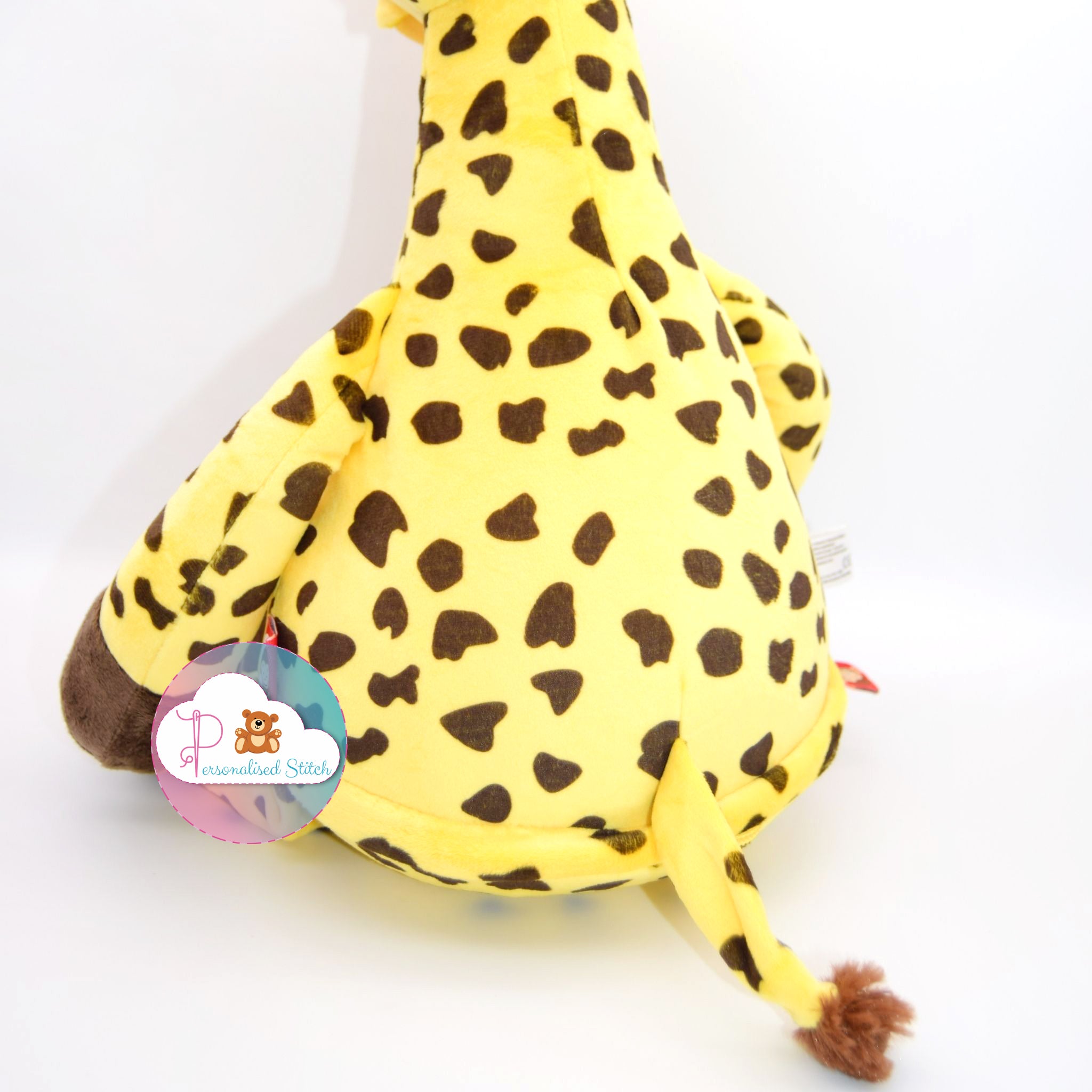 personalised giraffe teddy bear