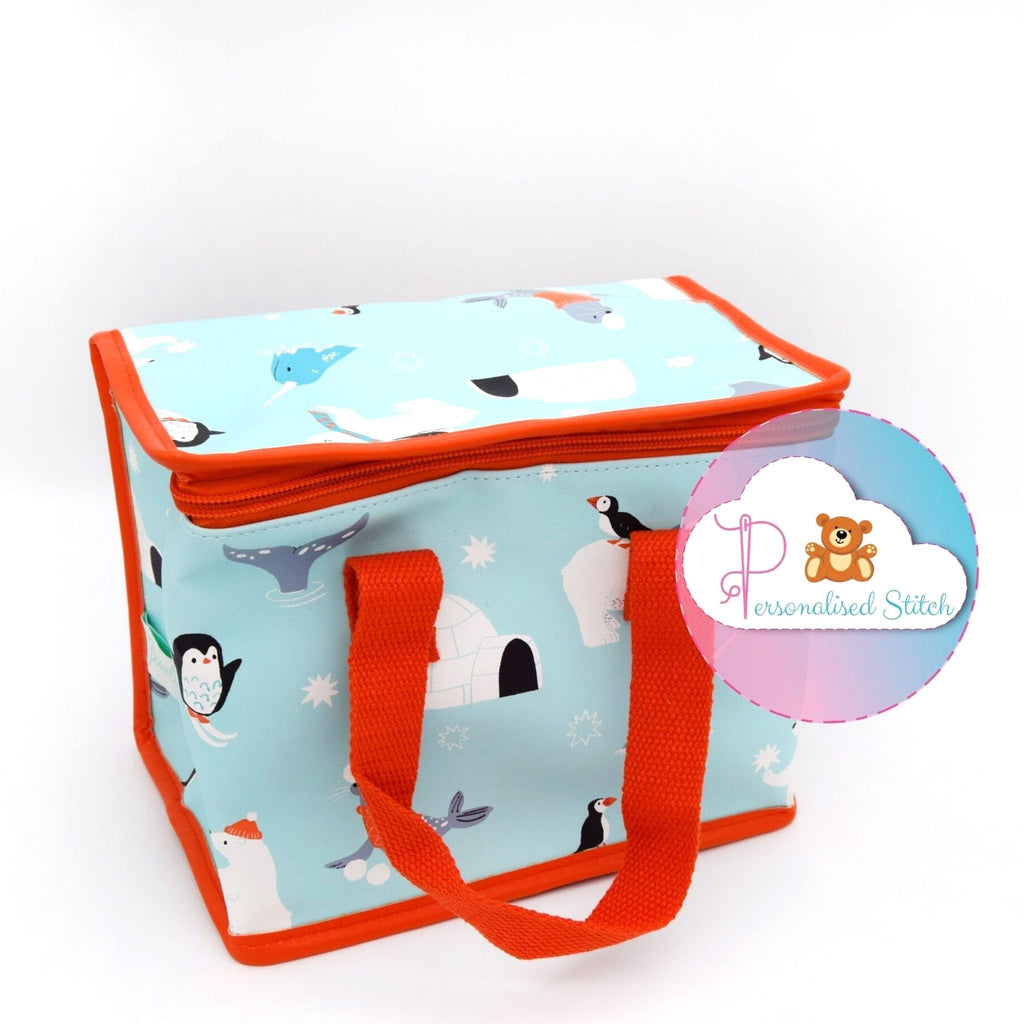 personalised polar penguin lunch box