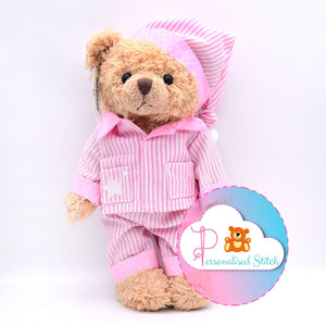 customised teddy bear pink