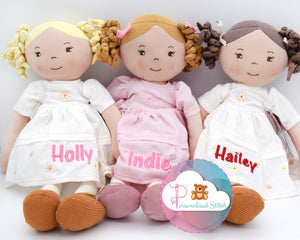 personalised rag dolls 