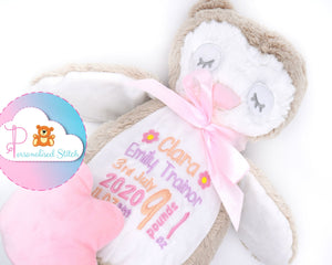 personalised owl soft toy