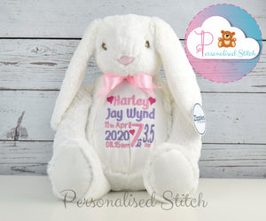 personalised bunny soft toys